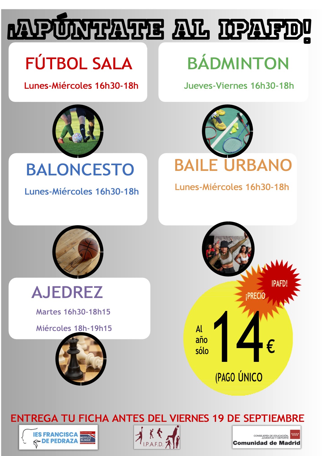 Cartel IPAFD 2025 26